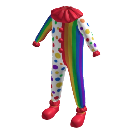 Rainbow Clown Suit