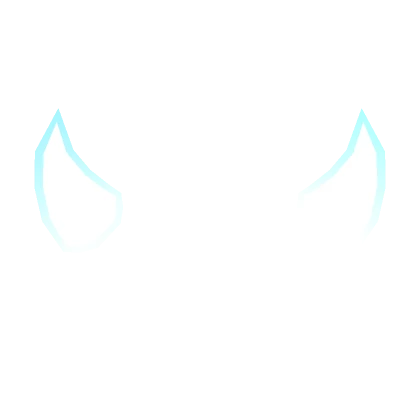 Cute Demon Horn Filter [Blue]