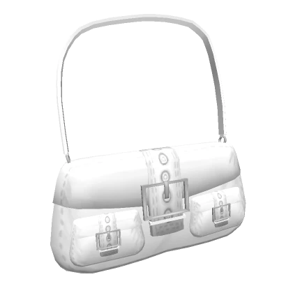 Y2k White Shoulder Bag 3.0