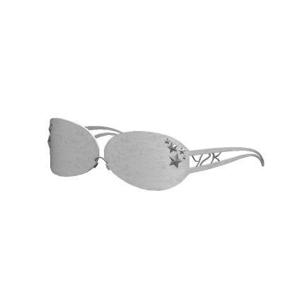 Vintage Y2K Glasses in White