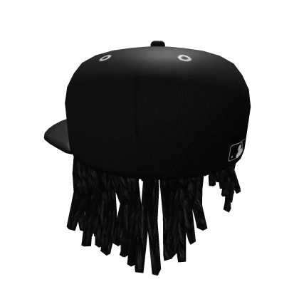 NYC Fitted Hat w/ Black Messy Dreads