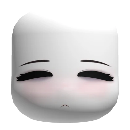 Sleepy Face - White