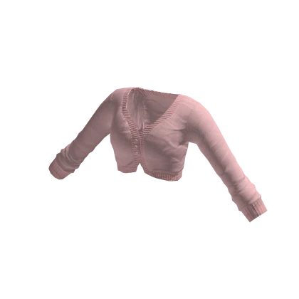 💗 Cute Cropped Cardigan Pink