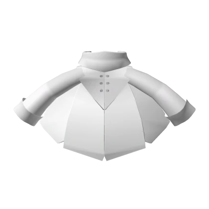 Pure White Royal Jacket Cape