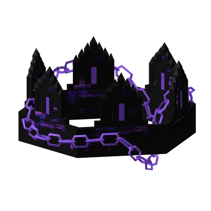  😈 Purple Chained Animated 8-Bit Royale Crown