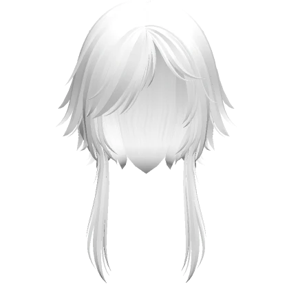 visual kei jellyfish hair (white)