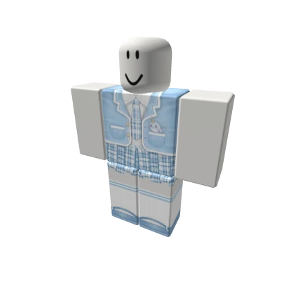 📘 Pastel Blue Kawaii School Girl Uniform [-]