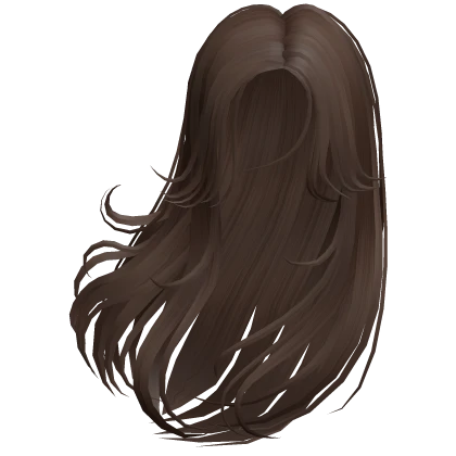 Flowing In Wind Aesthetic Anime Girl Hair Brown