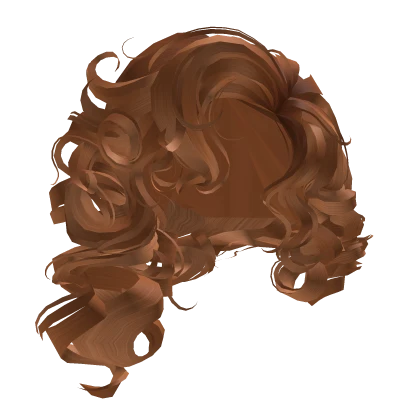 Hollywood glam curly hair - Ginger
