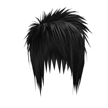 Spiky Messy Scene Emo Hair (Black)