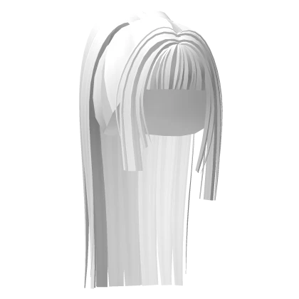 Chic Slick Harajuku Hime Cut Ponytail (White)