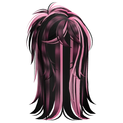 Scene Wispy Spikey Ponytail (Pink Raccoon)