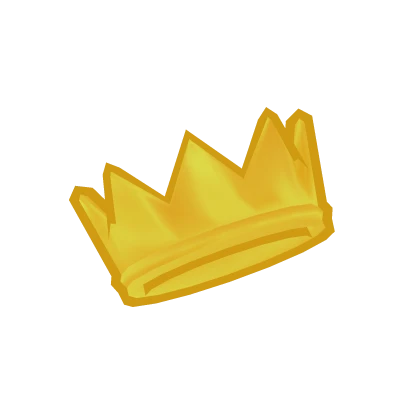 cartoony crown gold