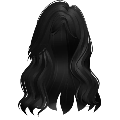 Long Wavy Voluminous Hair (Black)