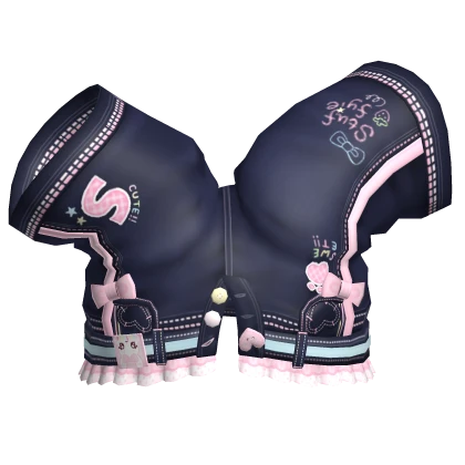 ʚ cute harajuku mezzo decora jeans on head 