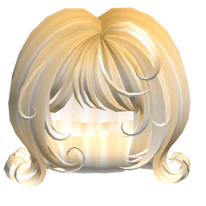 pastel Yellow wispy bob [バナナ]