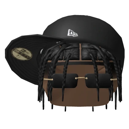 Braids w/ Cap & Cartier Shades