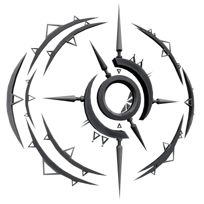 Back Halo Y2k Metallic (Fragmented Reality)