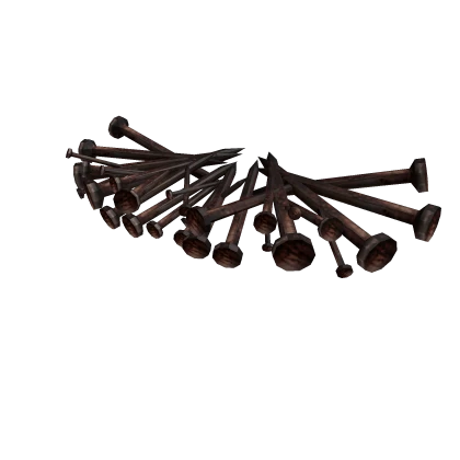 Creepy Rusty Nails on neck