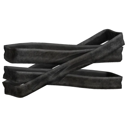 Black Dirty Grunge Body Bandage Wraps