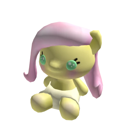 Baby Fluttershy Butterfly Yellow Pony Holdable