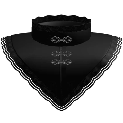 † gothic lace victorian collar black