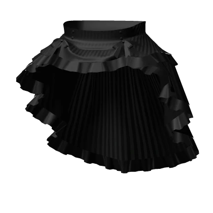 gothic victorian bustle skirt 3.0 black