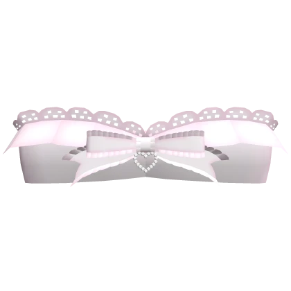 ♡ : Ruffled Cutesy Pink Princess Heart Short Top