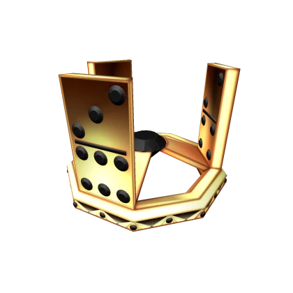 Gold Domino Crown of the Illuminati