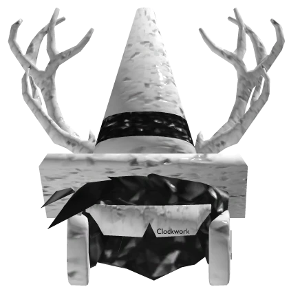 ✅ [PBR] Black Hair + Cone + Antlers + Headphones