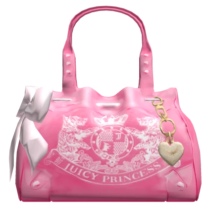Juicy 2000s Mcbling Vintage Purse | Baby Pink