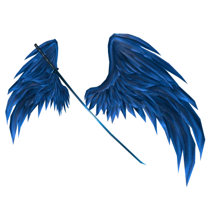 Blue Angel Wings & Katana