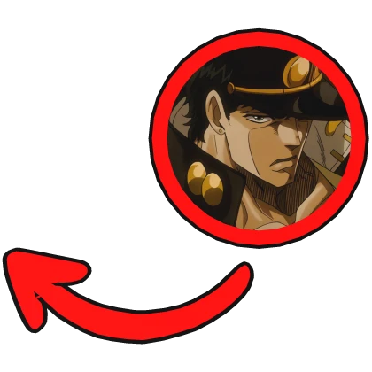 Jotaro JoJo JJBA pointing meme circle