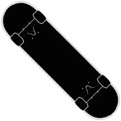 Black and White Skateboard