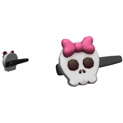 Emo Skull Hair Clips