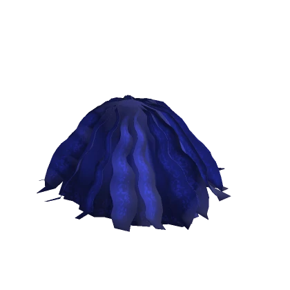 Ruffled Ball Gown Skirt (Blue)