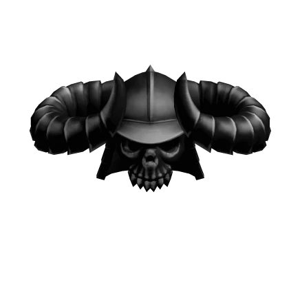 Flaming Pink Horned Helmet (Add-on) black