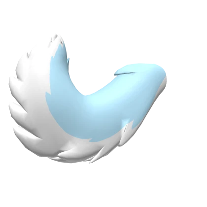 Pastel Blue Husky Tail