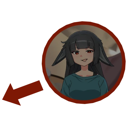 Bleh Rigby Face Miyabi Meme Red Arrow and Circle