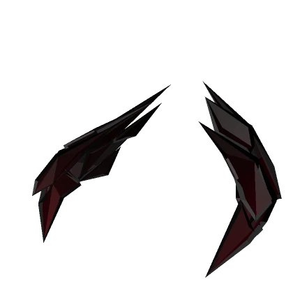 Red Glitch Demon Horns