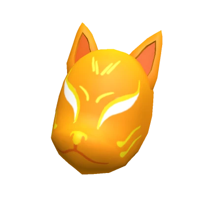 Orange Fox Mask on Side