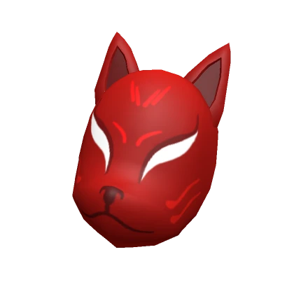 Red Fox Mask on Side