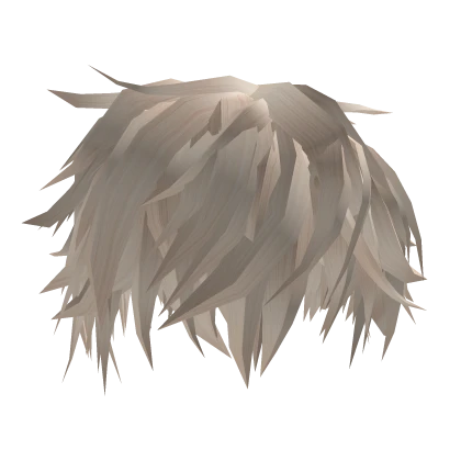 Light Blonde Messy Spiky Hair 3.0
