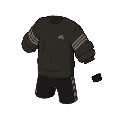 adidas Toon Top and Shorts Grey