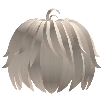Cute Messy Anime Boy Hair in Pastel Blonde