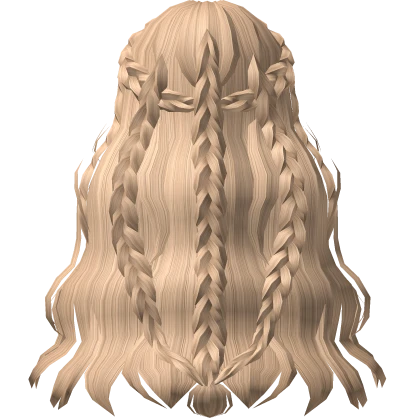 Blonde Braided Hair of the Unalloyed God