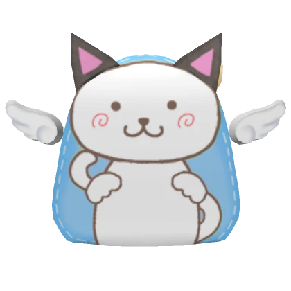 Pastel Blue Kitty Bag 3.0