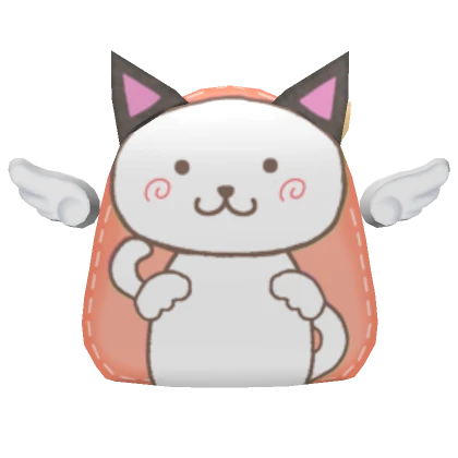 Pastel Peach-y Kitty Bag