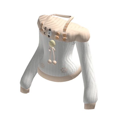 ♡ kawaii oversized kitty sweater ⋆ orange