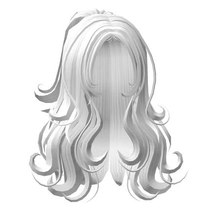 🍀Wavy Half Up Hair (White)